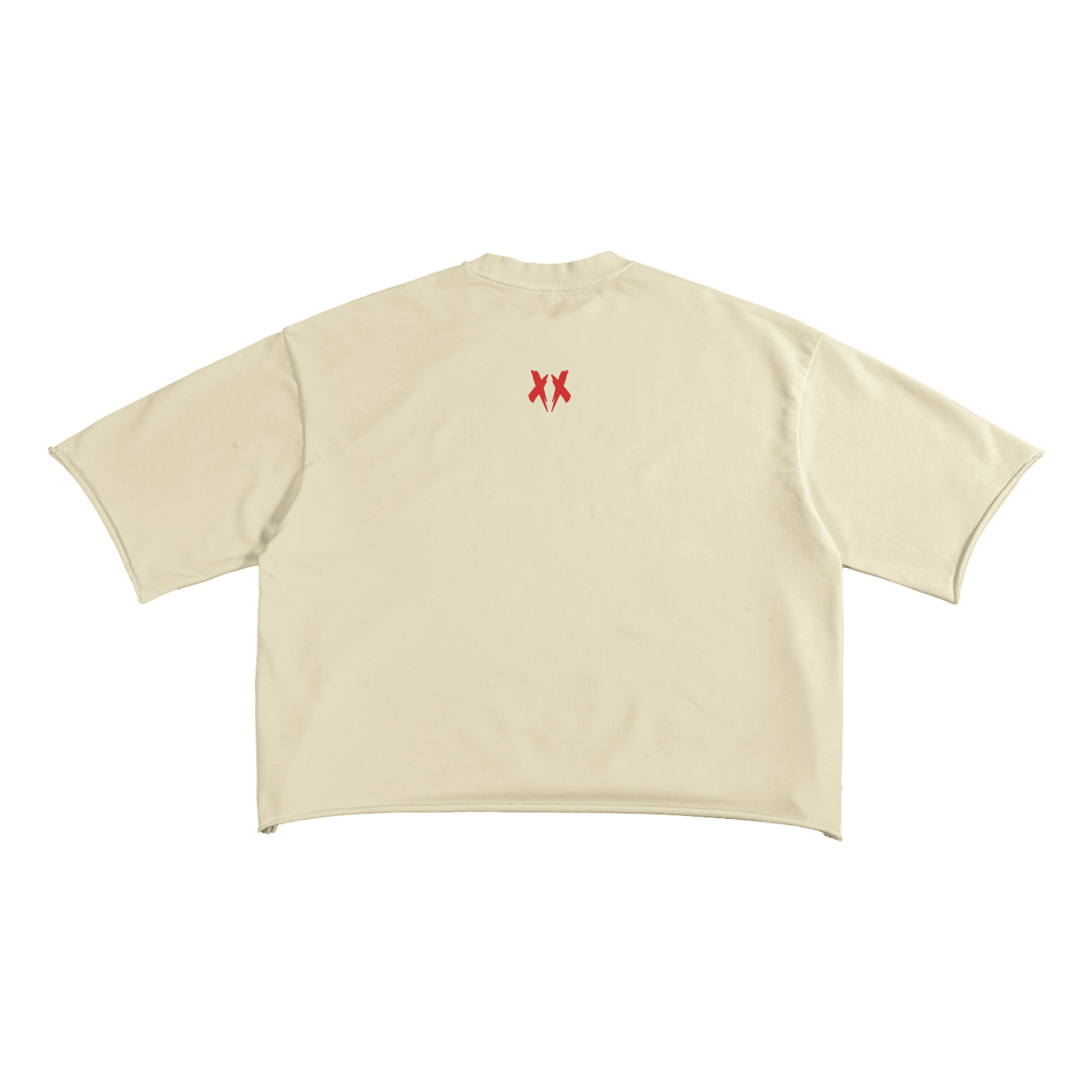 "NXTFRIENDLY" French Terry Raw Edge T-Shirt