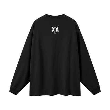 "SHXXTERS LEAGUE"Oversized Unisex Long Sleeve T-Shirt
