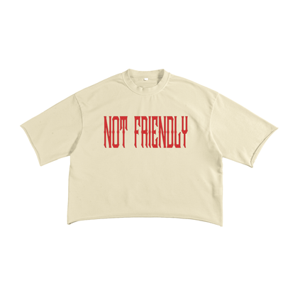 "NXTFRIENDLY" French Terry Raw Edge T-Shirt