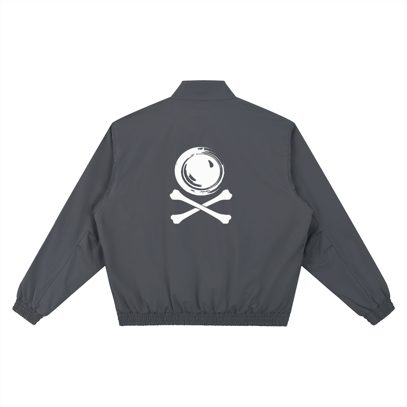 "SHXXTERSCLUB" Stand Collar Bomber Jacket