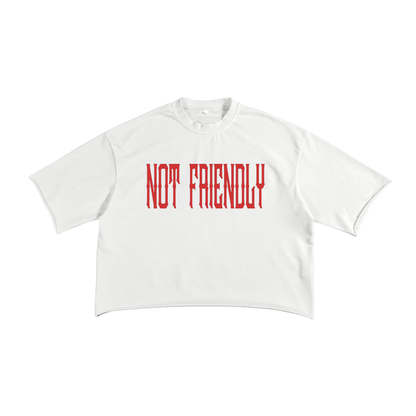 "NXTFRIENDLY" French Terry Raw Edge T-Shirt