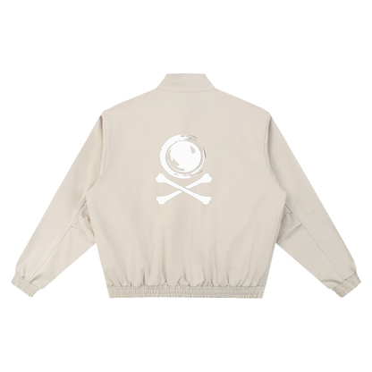 "SHXXTERSCLUB" Stand Collar Bomber Jacket