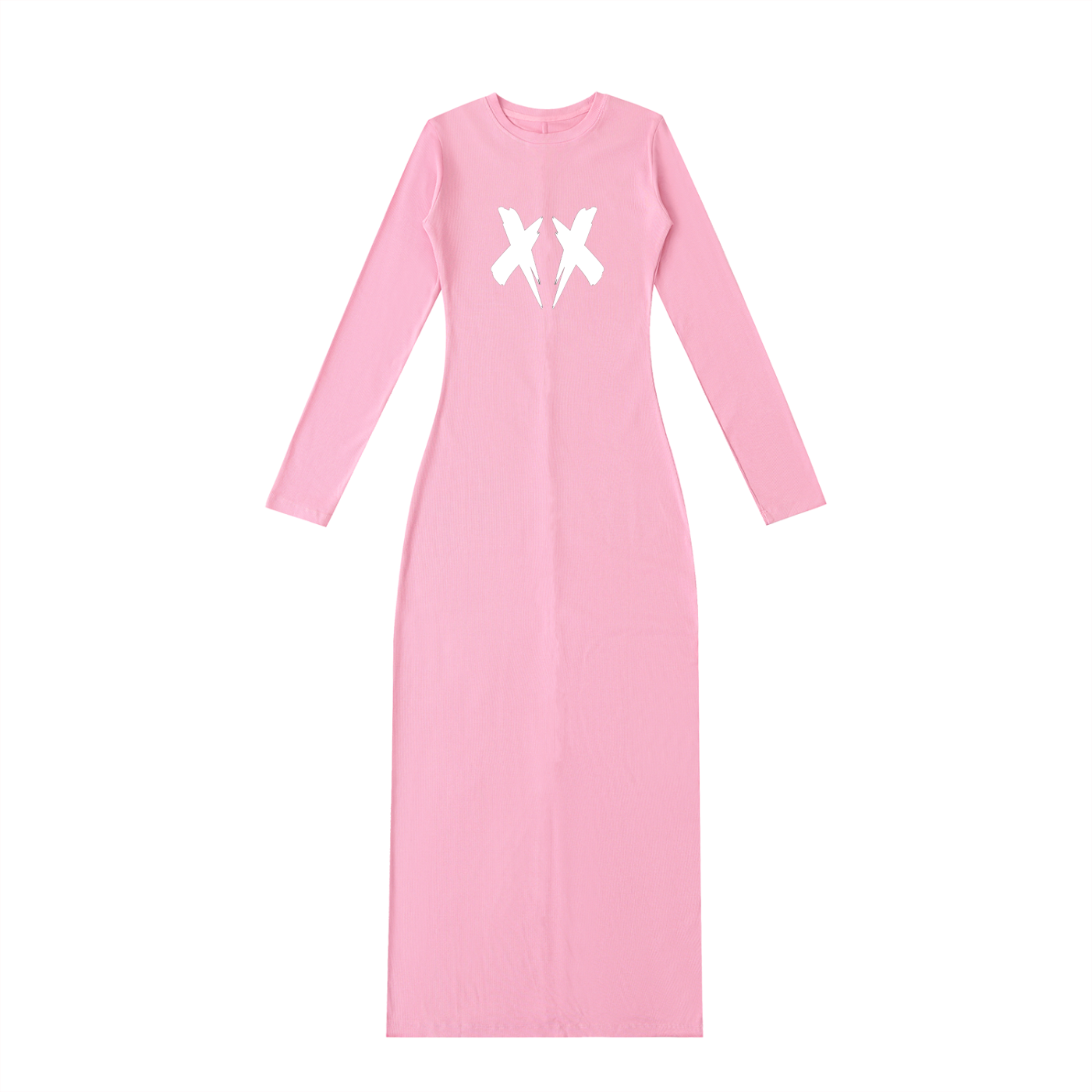 "NXTFRIENDLY"Dyed Washed Slit Maxi Dress