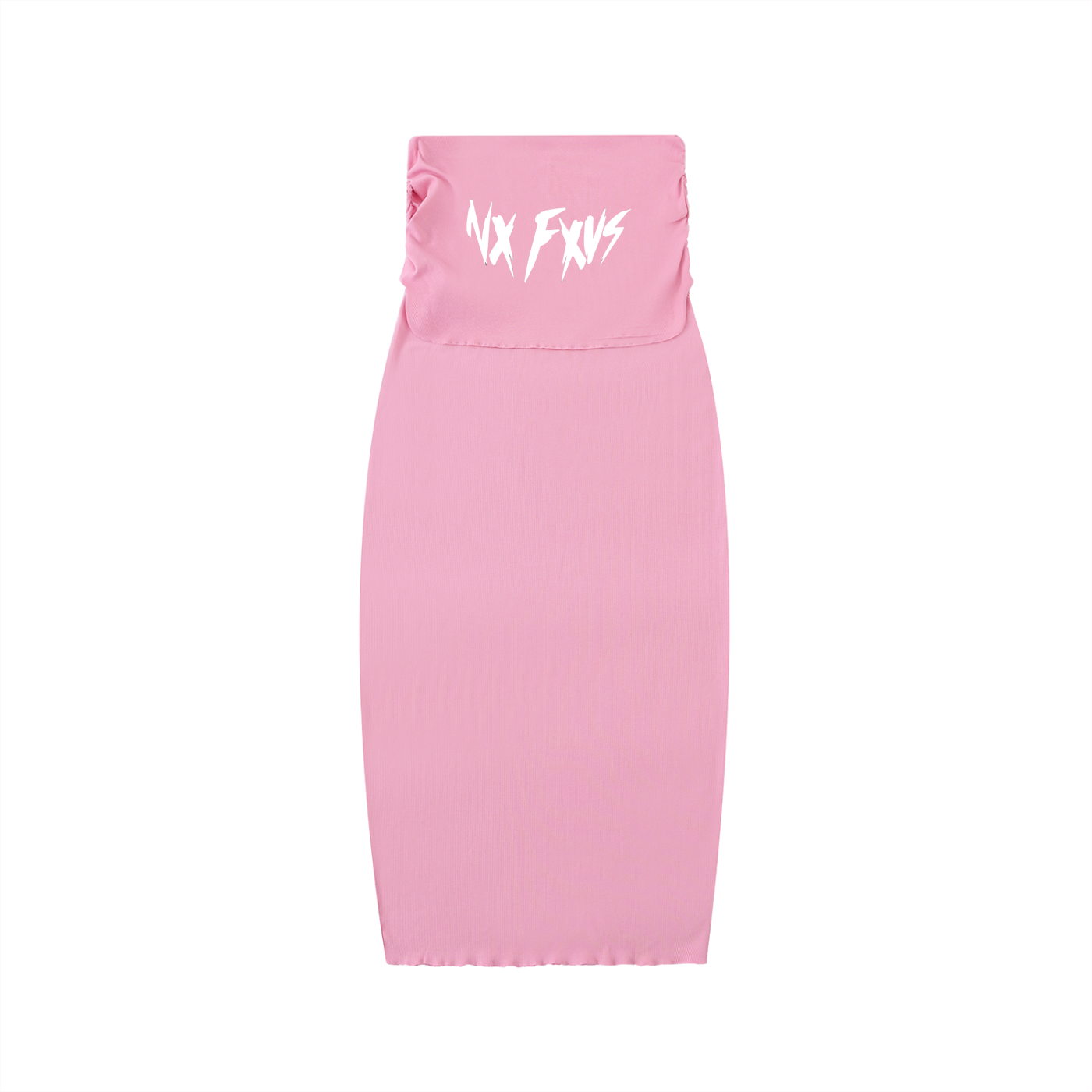 "MXDUSA" Dyed Washed Straight Hip-Hugging Slim Maxi Skirt