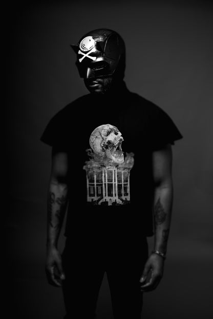 "NX MXSTERS" Raw Edge Boxy Non-Shrink T-shirt