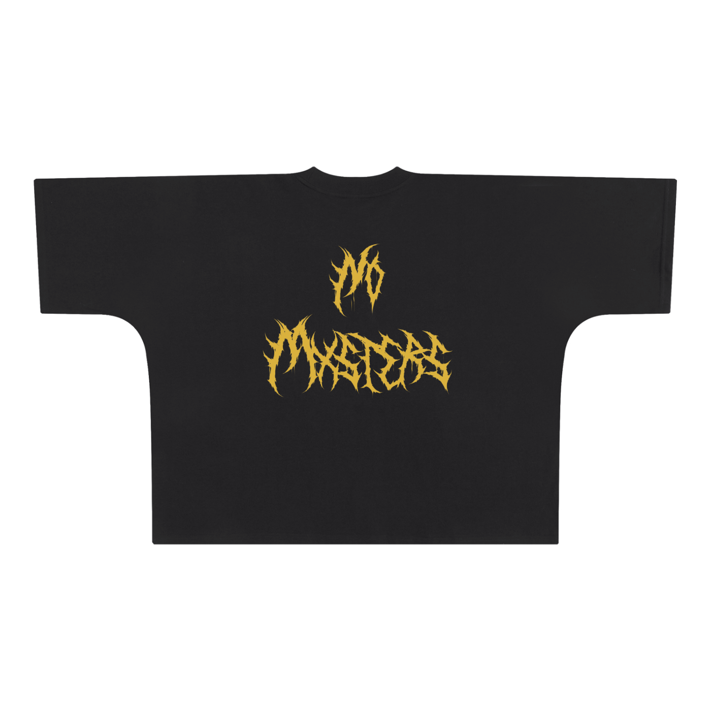 "NX MXSTERS"Oversize One-piece Pattern Cut Boxy Tee - 300 GSM