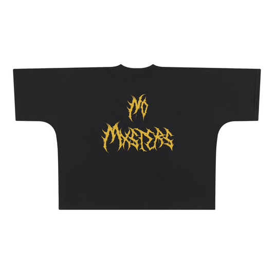 "NX MXSTERS"Oversize One-piece Pattern Cut Boxy Tee - 300 GSM