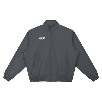 "SHXXTERSCLUB" Stand Collar Bomber Jacket