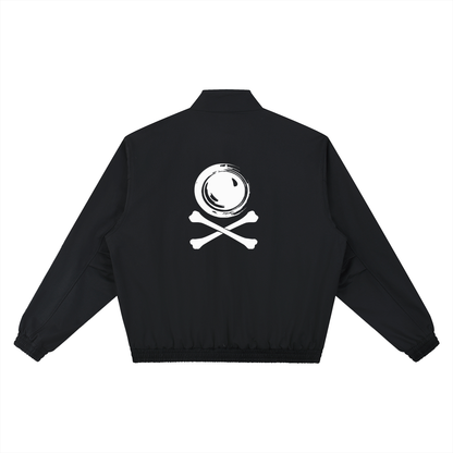 "SHXXTERSCLUB" Stand Collar Bomber Jacket