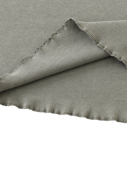 "MXDUSA" Dyed Washed Straight Hip-Hugging Slim Maxi Skirt